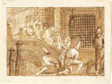The Prison Visit, 1797/1804. Creator: Giovanni Battista Tiepolo.