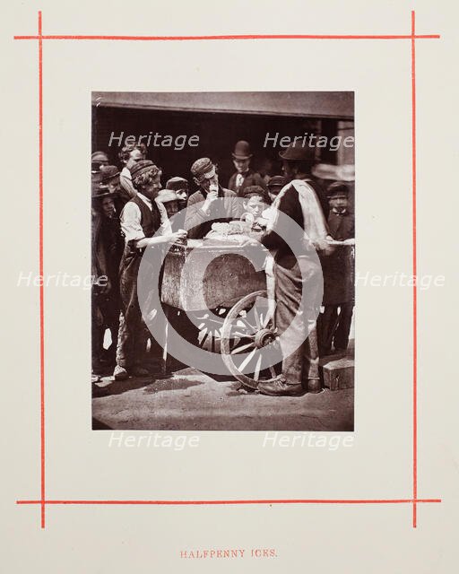 Halfpenny Ices, 1877. Creator: John Thomson.