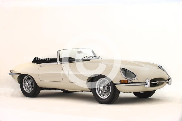 1964 Jaguar E type Series 1 drophead coupe. Creator: Unknown.