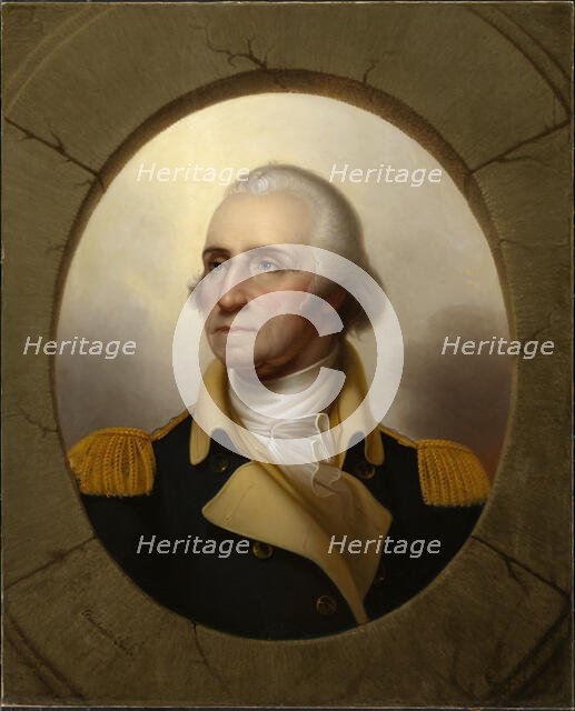 George Washington (Porthole type), c. 1853. Creator: Rembrandt Peale.