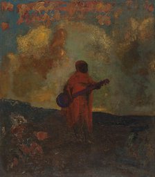 Arabe musicien, 1893. Creator: Odilon Redon.