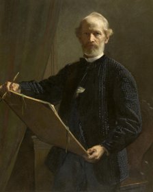 Self Portrait, 1882. Creator: Eduard Julius Friedrich Bendemann.