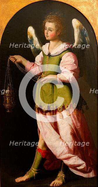 Angel with incense burner, 1637-1639. Creator: Zurbarán, Francisco, de (1598-1664).