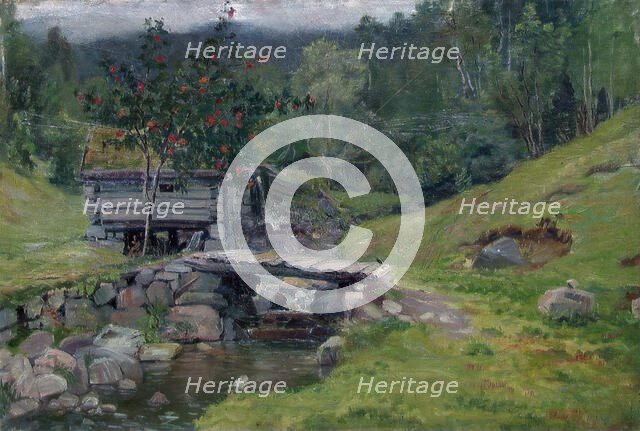 The Mill, probably 1889. Creator: Jorgen Sorensen.