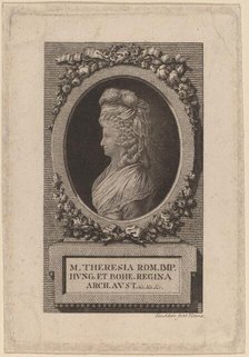 Marie-Thérèse, Holy Roman Empress. Creator: Jacob Adam.