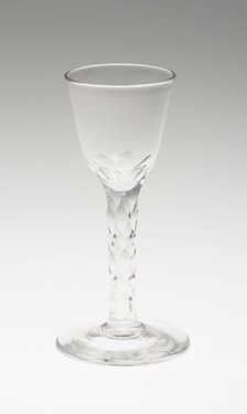 Wine Glass, England, c. 1770. Creator: Unknown.