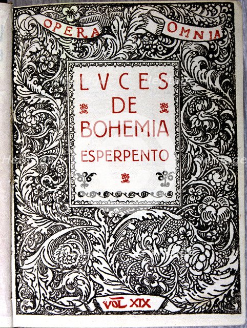 Cover of 'Luces de Bohemia' by Valle Inclan.