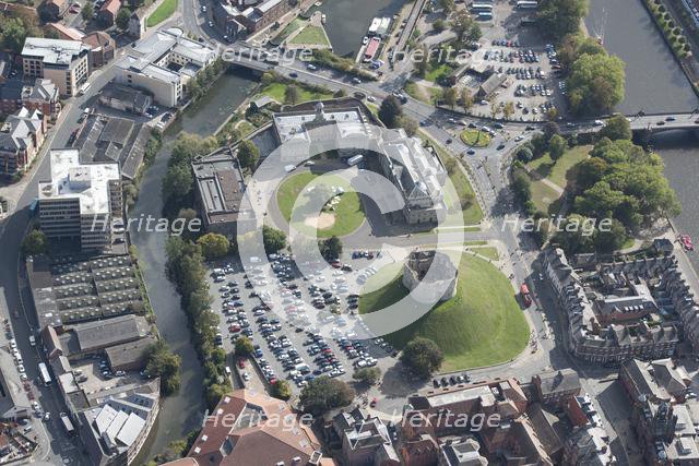 York Castle, Clifford's Tower, Court House and former prisons, York, North Yorkshire, 2014. Creator: Historic England Staff Photographer.