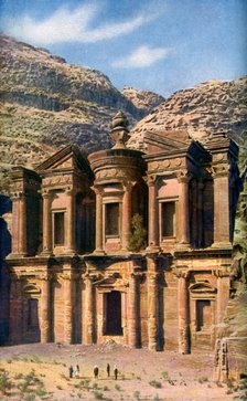El Deir (the Monastery), Petra, Jordan, c1924. Artist: Unknown