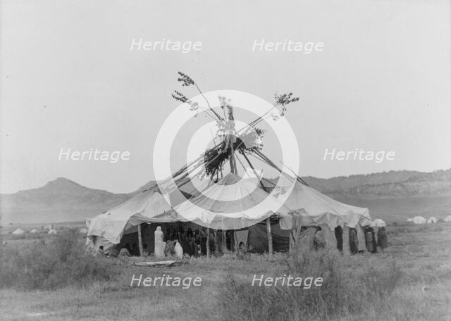 Gray Dawn-Cheyenne, c1910. Creator: Edward Sheriff Curtis.