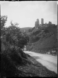 Corfe Castle, Corfe Castle, Purbeck, Dorset, 1927. Creator: Katherine Jean Macfee.