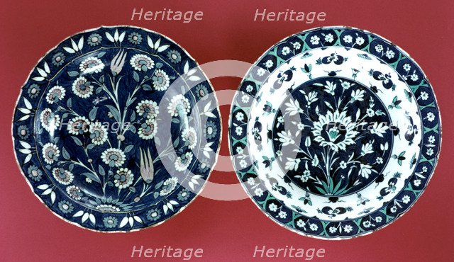 Ceramic Plates, c16th Century. Artist: Unknown