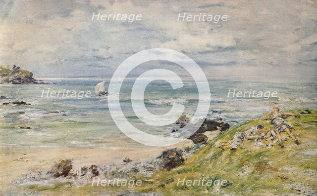 'The Coming of St. Columba', 1895 (1935). Artist: William McTaggart.