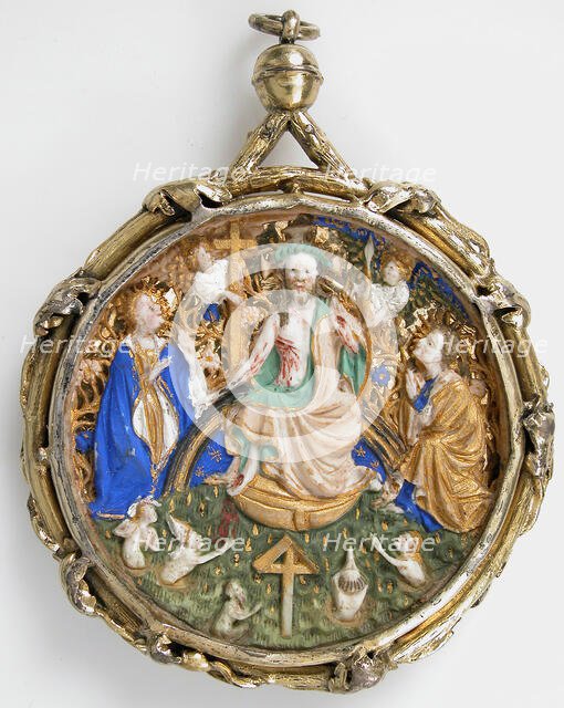 Pendant Medallion with the Last Judgment, French, ca. 1420. Creator: Unknown.