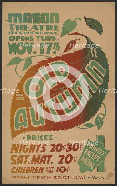 Old Autumn, Los Angeles, 1936. Creator: Unknown.