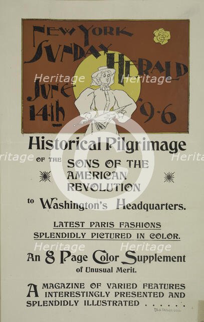 New York Sunday herald. June 14th '96, c1893 - 1897. Creator: Unknown.
