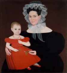 Mrs. Mayer and Daughter, 1835-40. Creator: Ammi Phillips.