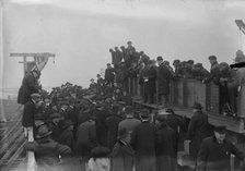 Start of 1st ship, Newark Yards, 1917. Creator: Bain News Service.