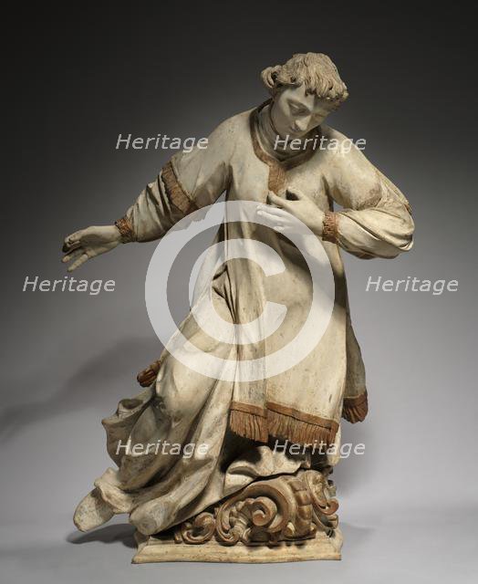 Kneeling Saint, 1750-1800. Creator: Unknown.