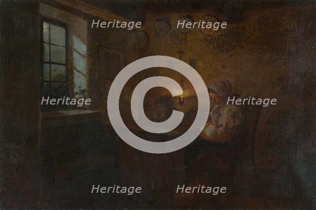 Lullaby, around 1906. Creator: Gustav Mally.