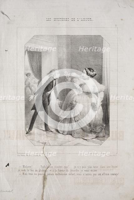 Les Mystères de lamour: No. 1. Creator: Joseph Guillaume Bourdet (French, 1799-1869).