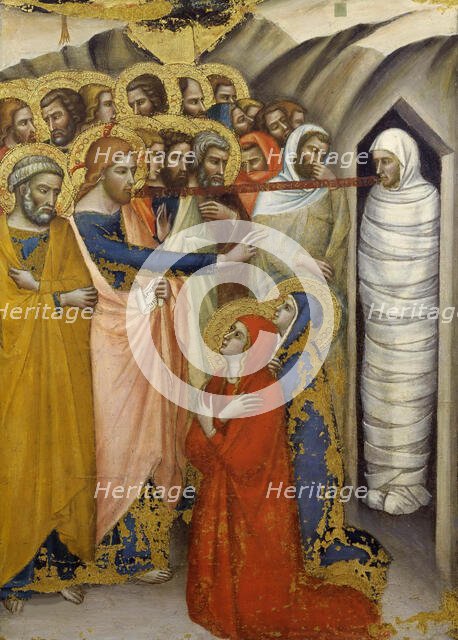 The Raising of Lazarus, ca 1365. Creator: Luca di Tommè (c. 1330-1389).