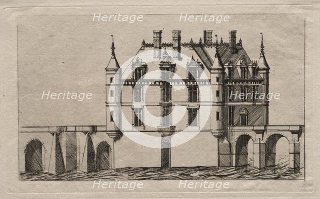 The Chateau of Chenonceau, 1856. Creator: Charles Meryon (French, 1821-1868).