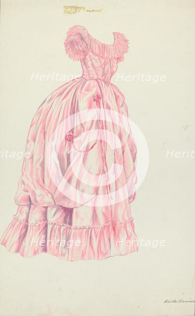 Betrothal Dress, 1935/1942. Creator: Edith Towner.