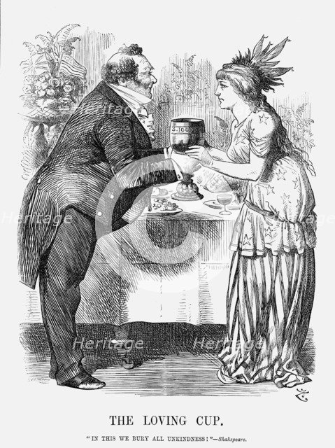 'The Loving Cup', 1872. Artist: Joseph Swain