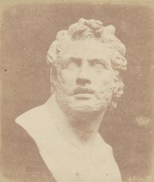 Bust of Patroclus, August 9, 1842. Creator: William Henry Fox Talbot.