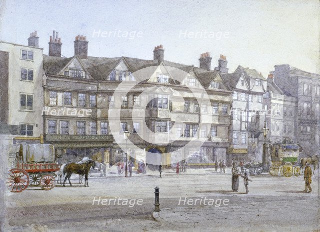 Staple Inn, London, 1882. Artist: John Crowther