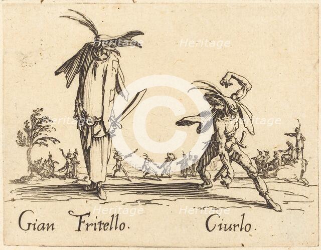 Gian Fritello and Ciurlo, c. 1622. Creator: Jacques Callot.