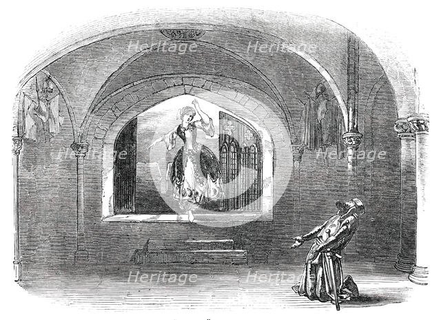 Scene from "Ivanhoe", at the Haymarket Theatre, 1850. Creator: Unknown.