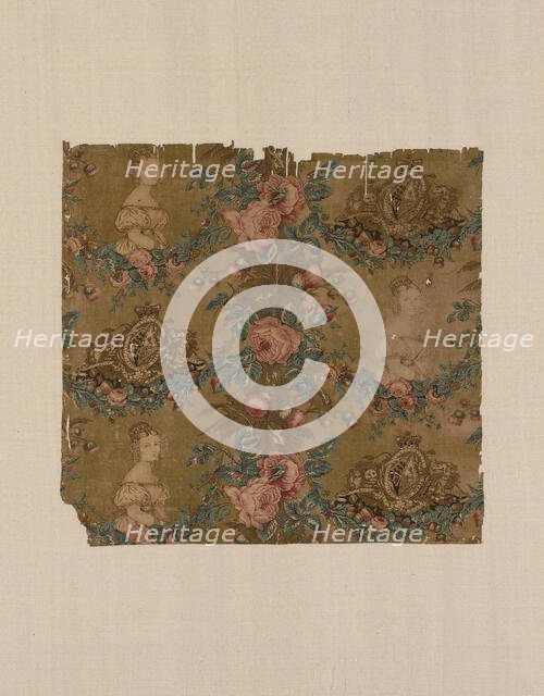 Fragment (Furnishing Fabric), England, 1837/38. Creator: Unknown.