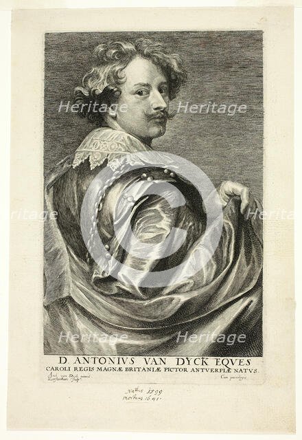 Anthony van Dyck, c. 1635. Creator: Lucas Vorsterman.