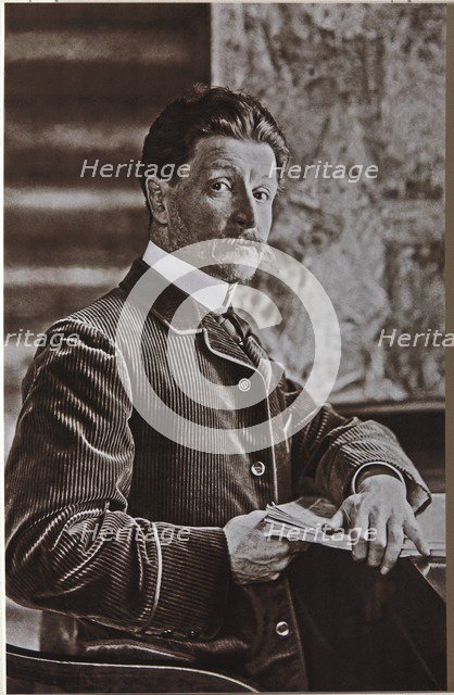 Artist Mikhail Alexandrovich Vrubel (1856-1910). Artist: Fischer, Karl August (1859-after 1923)