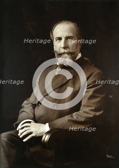Portrait of the conductor and composer Wilhelm Gericke (1845-1925), c. 1900. Creator: Photo studio Theodore C. Marceau, Boston  .