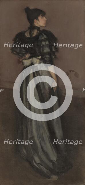 Mother of Pearl and Silver: The Andalusian, 1888(?)-1900. Creator: James Abbott McNeill Whistler.