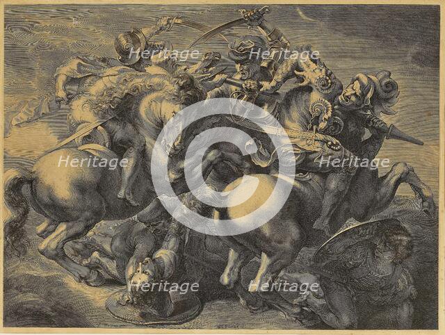 The Battle of Anghiari. Creator: Edelinck, Gerard (1640-1707).