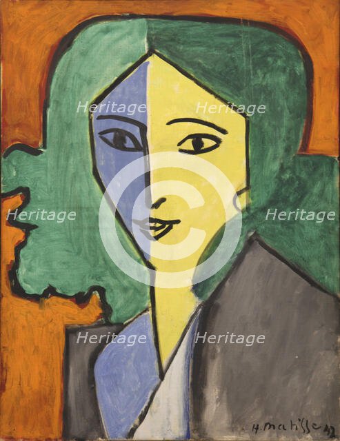 'Portrait of LN Delectorskaya', 1947. Creator: Henri Matisse.