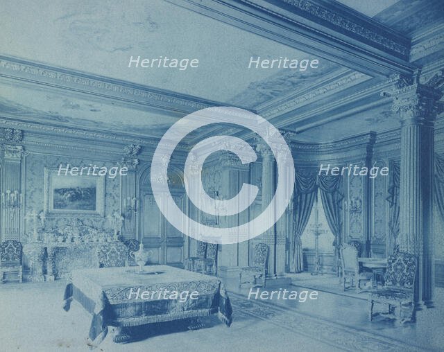 Mary Scott Townsend House, Wash., D.C.: Dining room, c1910. Creator: Frances Benjamin Johnston.