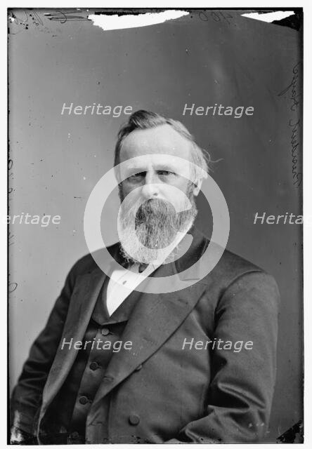 Pres. Rutherford B. Hayes, between 1870 and 1880. Creator: Unknown.