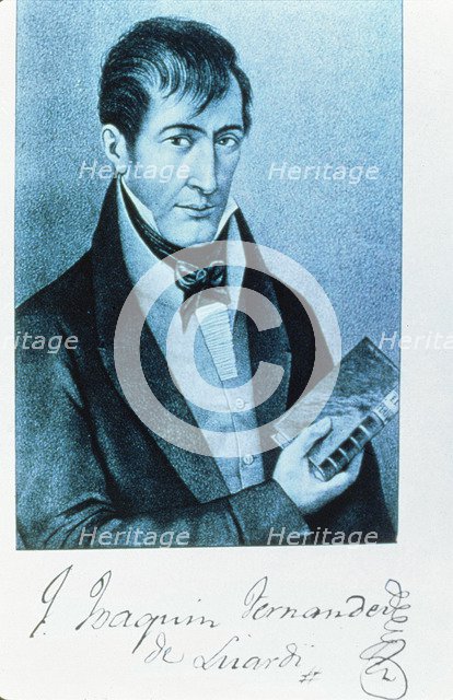 José Joaquín Fernández de Lisardi (1776-1827), Mexican writer.