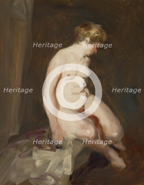 Nude, 1911. Creator: Robert Henri.