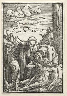 The Fall and Redemption of Man: The Lamentation beneath the Cross, c. 1515. Creator: Albrecht Altdorfer (German, c. 1480-1538).
