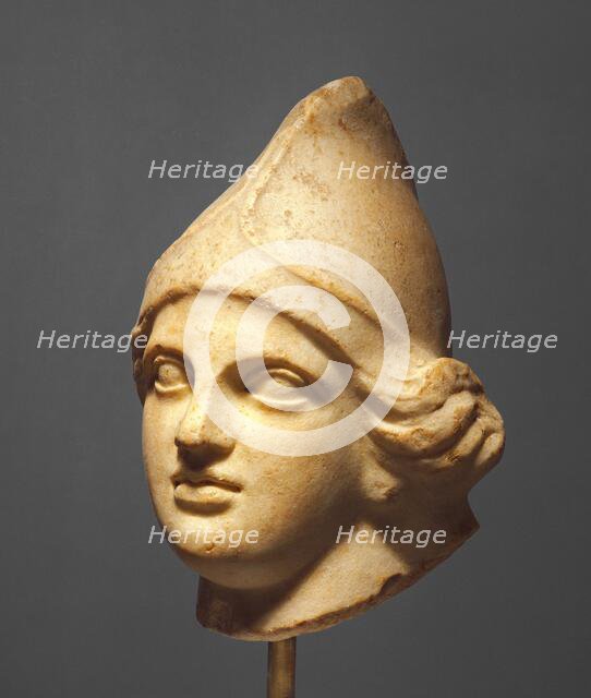 Head of an Amazon, late 5th century BC. Creator: Unknown.