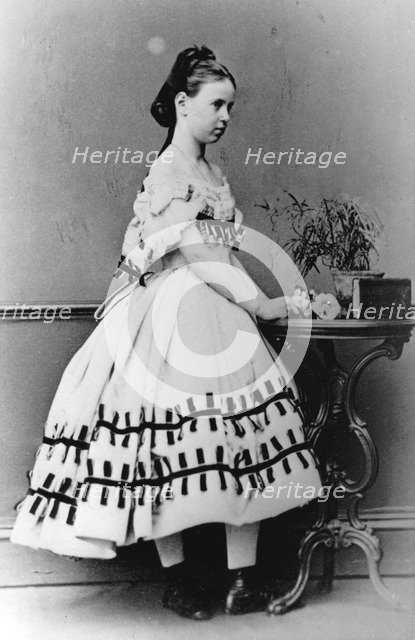 Grand Duchess Maria Alexandrovna of Russia, c1861-c1864. Artist: Unknown