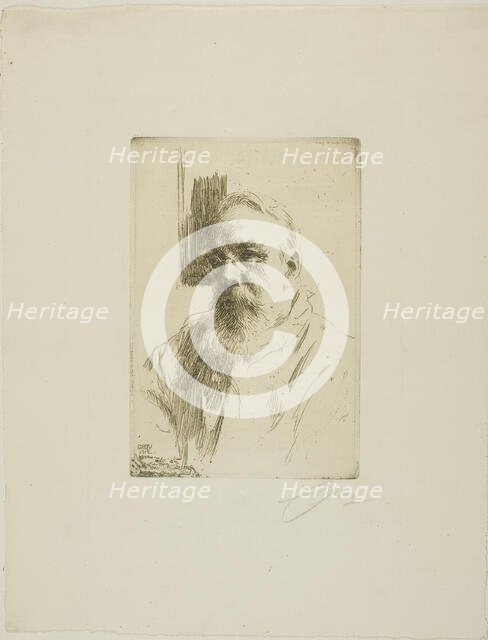 Professor John Berg, 1912. Creator: Anders Leonard Zorn.