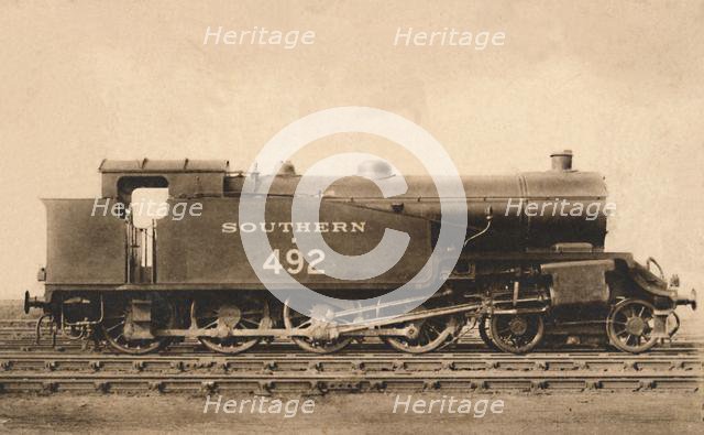 '4.8.2. Tank Engine No. E. 492', early 20th century.  Creator: Unknown.