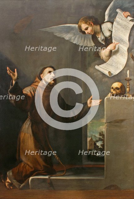 Saint Francis receives the Stigmata, First third of 17th cen.. Artist: Ribera, José, de (1591-1652)